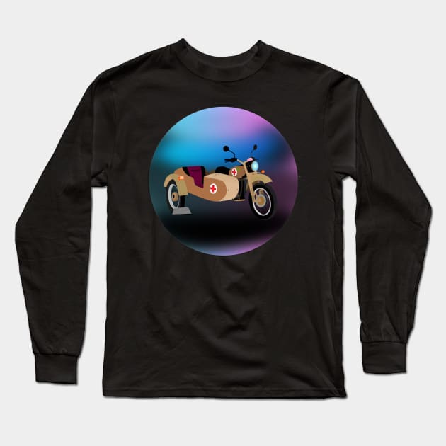 Motorcycle Long Sleeve T-Shirt by momomoma